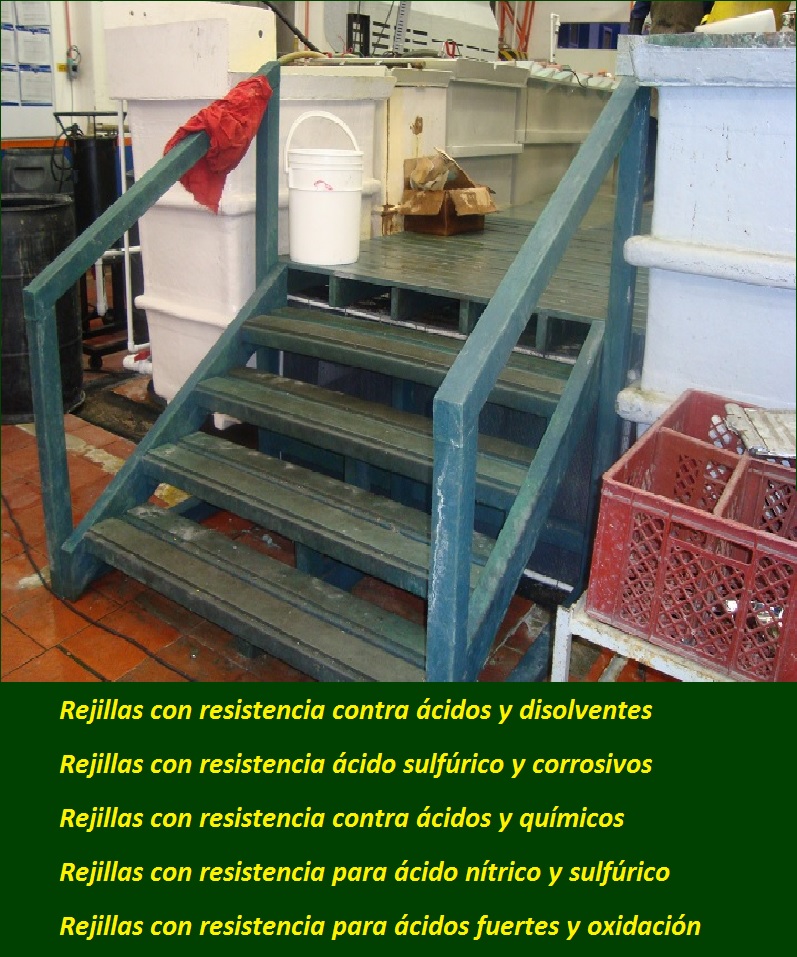 Rejillas con resistencia contra ácidos y disolventes Rejillas con resistencia ácido sulfúrico y corrosivos Rejillas con resistencia contra ácidos químicos Rejillas acero plástico fibra de vidrio plástico reforzado plipropileno recubrir 01 Rejillas con resistencia contra ácidos y disolventes Rejillas con resistencia ácido sulfúrico y corrosivos Rejillas con resistencia contra ácidos químicos Rejillas acero plástico fibra de vidrio plástico reforzado plipropileno recubrir 01 Rejillas con resistencia contra ácidos y disolventes Rejillas con resistencia ácido sulfúrico y corrosivos Rejillas con resistencia contra ácidos químicos Rejillas acero plástico fibra de vidrio plástico reforzado plipropileno recubrir 01
